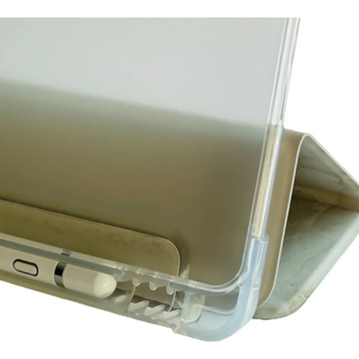 GENERICO - Funda Smart Cover Para iPad 7ma/8va/9na Gene 10.2 Mármol Azul Claro