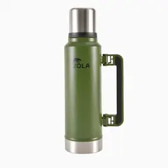 ZOLA OUTDOORS - Termo Agua Caliente 1300 Ml Mate Acero Inoxidable Zola VERDE