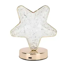 IMPORTCLICK - Lampara Estrella 3D LED Táctil Cristal