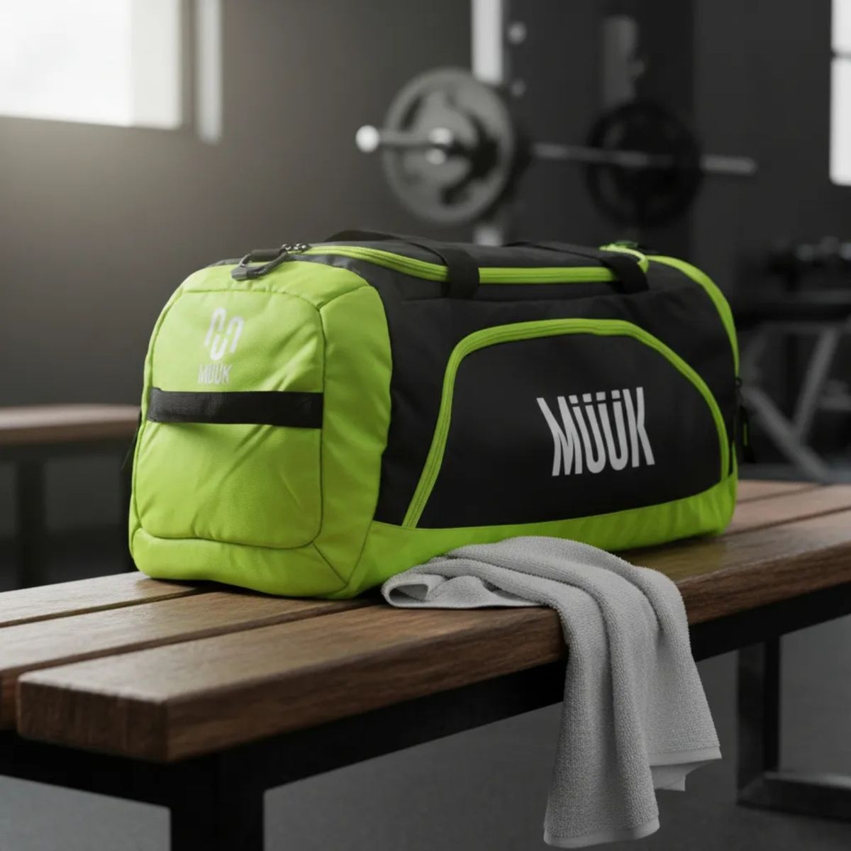 MUUK - Bolso Deportivo Muuk Urban Biker Mochila Morral Porta Equipo