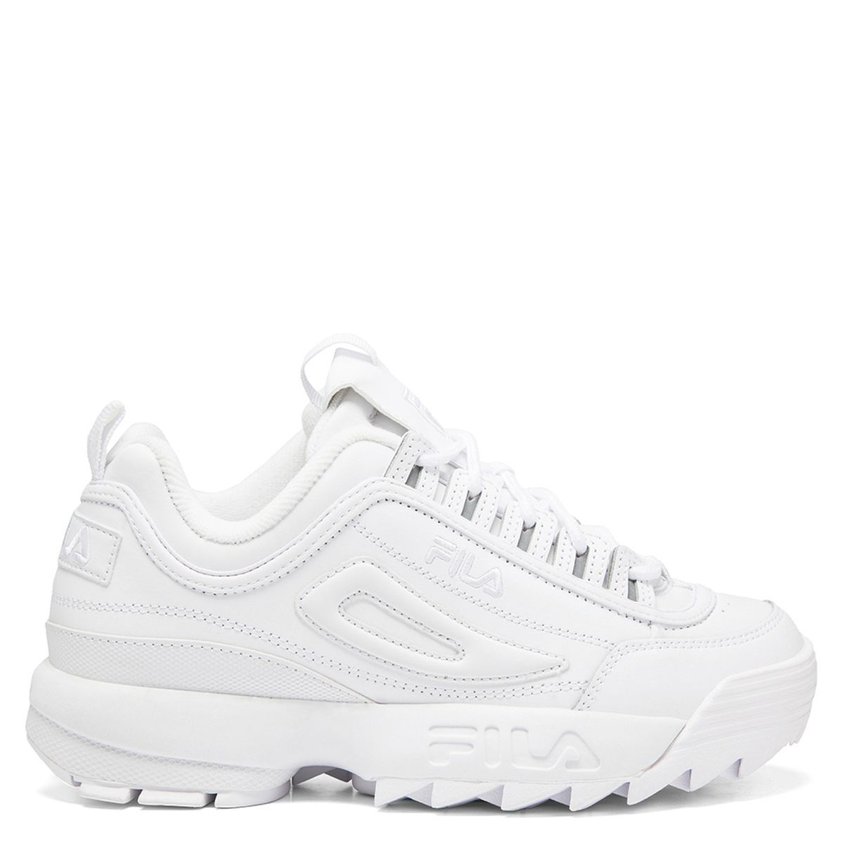 FILA - Disruptor Ii Premium Zapatilla Urbana Unisex Niño Blanca (27.5 a 36) Fila