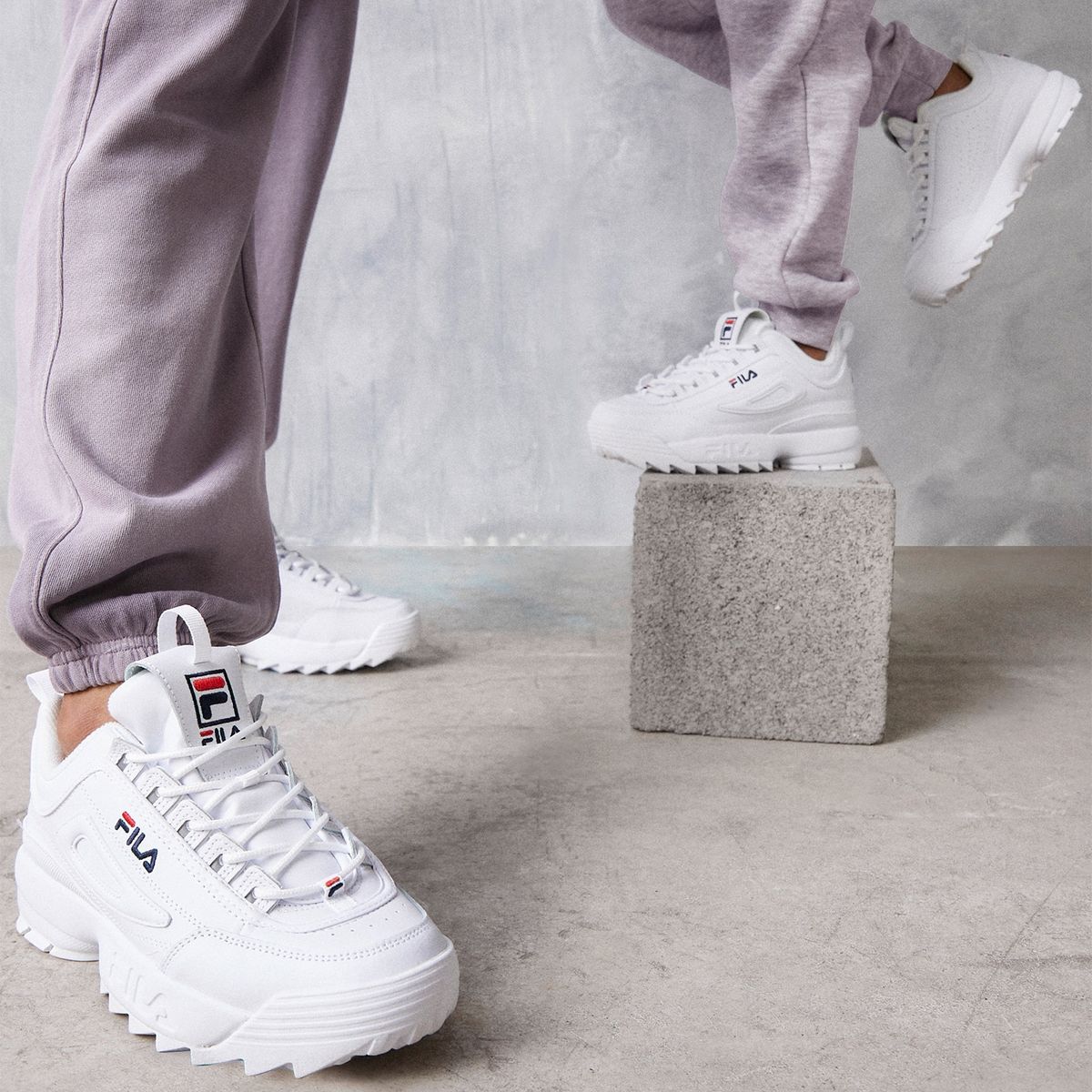 FILA - Zapatilla Urbana Unisex Blanco (27.5 a 36) Fila