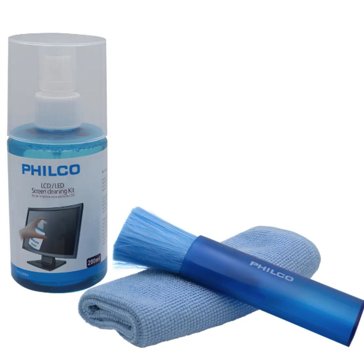 PHILCO - Kit de Limpieza 3 en 1 para Pantalla LCD Philco