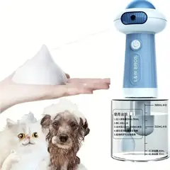 SUKEA - Dispensador Eléctrico Shampoo Limpieza Para Mascota Azul