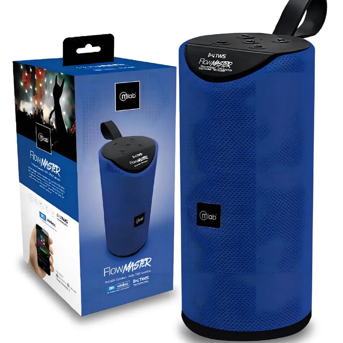 MICROLAB - Parlante Mlab Flow Master 8859 Bluetooth Usb Fm Azul