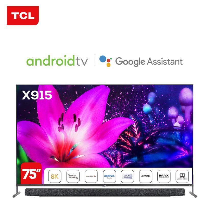 TCL - Led 75" 75X915 UHD 8K Android Smart TV