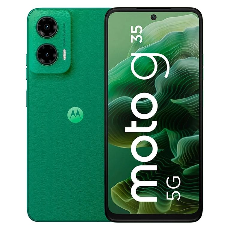 Moto G35 5G 128GB 4GB RAM Verde Pantalla 66″ 120Hz Cámara 50MP Batería 5000mAh Liberado