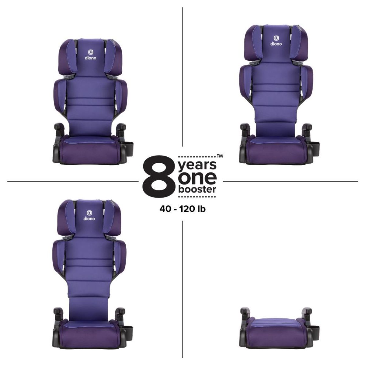DIONO - Butaca 2 en 1  Diono Connect3® RXT - Purple Wildberry