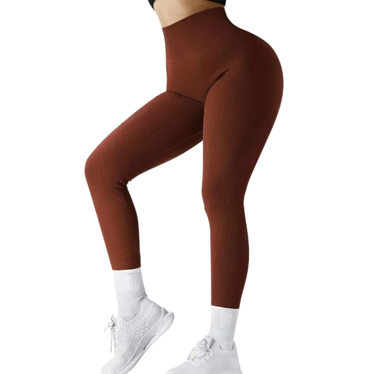 LIKE SHOP - Calza Mujer Deportiva Acanalada Fitness GyM Levanta Cola 9007