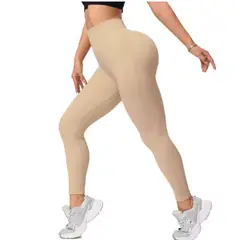 LIKE SHOP - Calza Mujer Deportiva Acanalada Fitness GyM Levanta Cola 9007