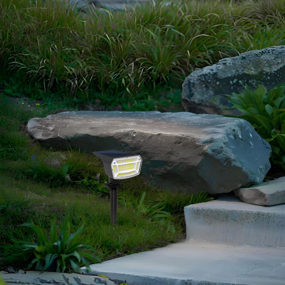 ORIS - Foco Solar con Estaca Jardín Patio Luces Exterior Luz Oris