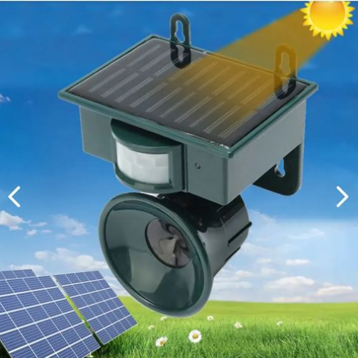 GENERICO - Repelente Solar Plagas Bocina Palomas