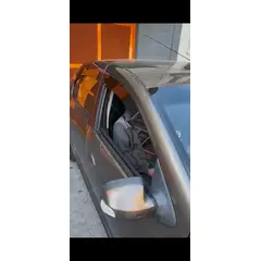 GENERICO - Bota Aguas de Acrílico 2mm plano Negro a Medida para auto Renault Symbol 2017 a 2020