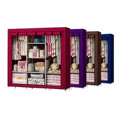 GENERICO - Closet Ropero Armable Armario De 3 Cuerpos De Tela