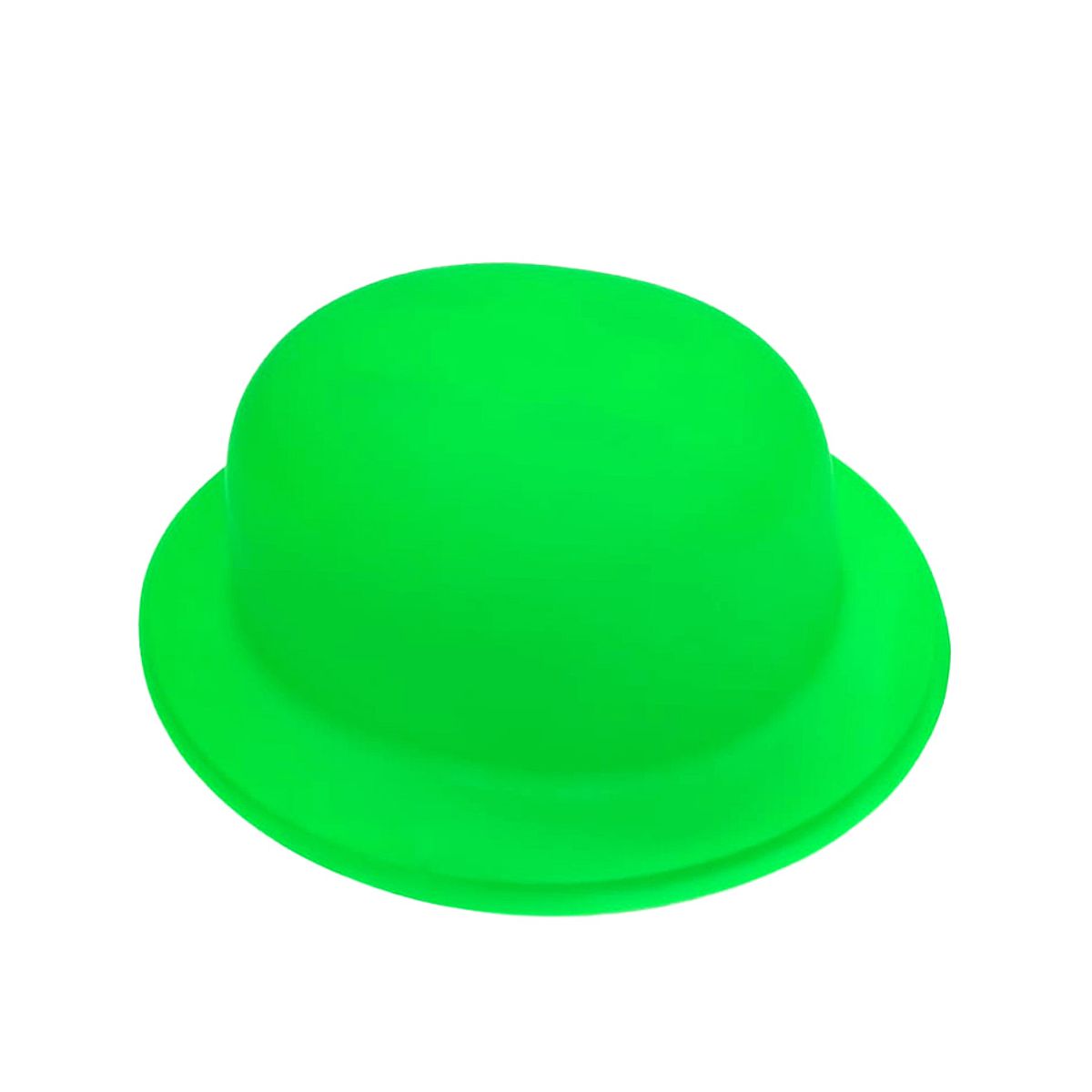 GENERICO - GORRO CHAPLIN REDONDO FLUOR VERDE X12 UNI