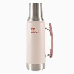 ZOLA OUTDOORS - Termo Mate Edition 1.2 Litros Pico Cebador Zola Acero Inox Rosa