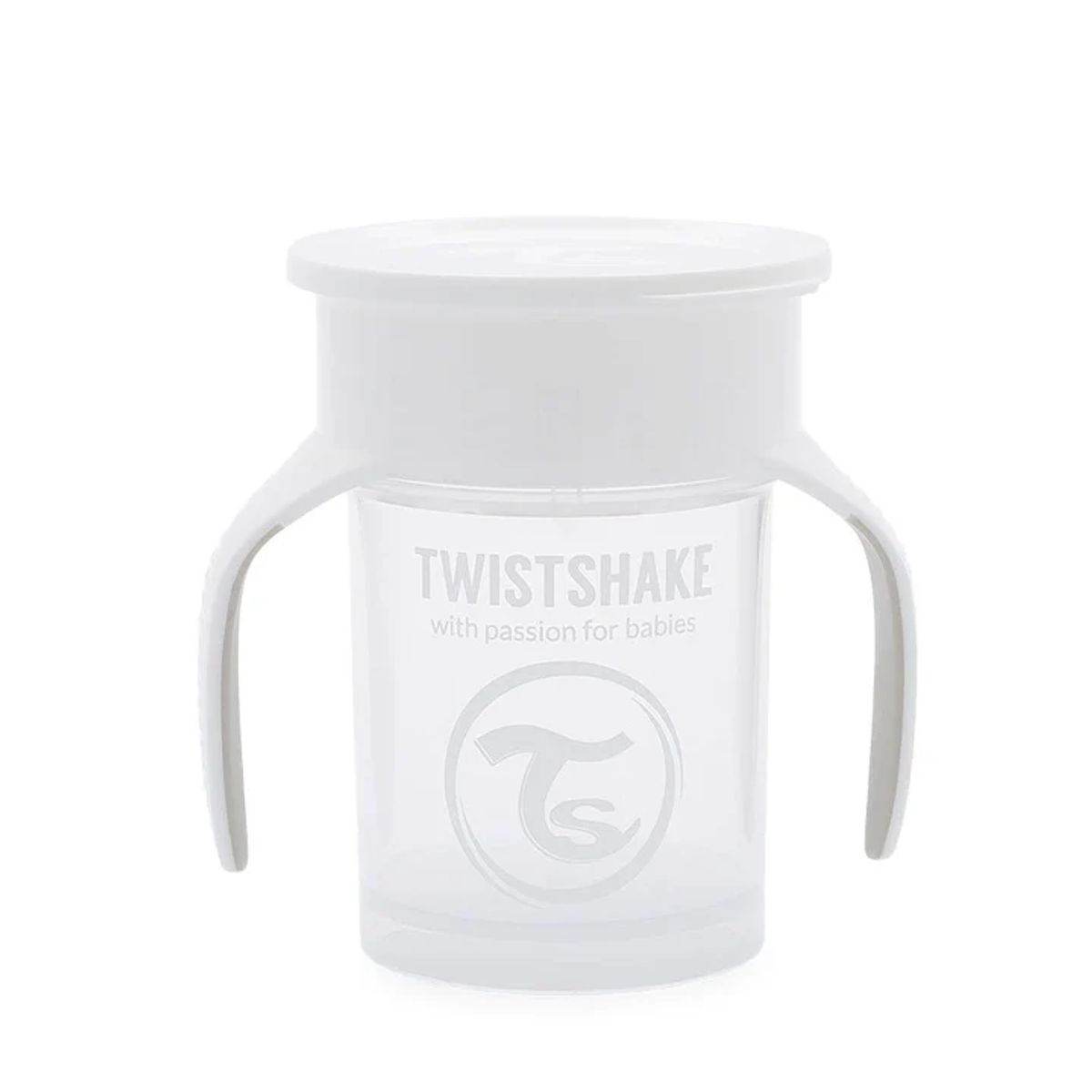 TWISTSHAKE - Vaso 360 Twistshake - Blanco