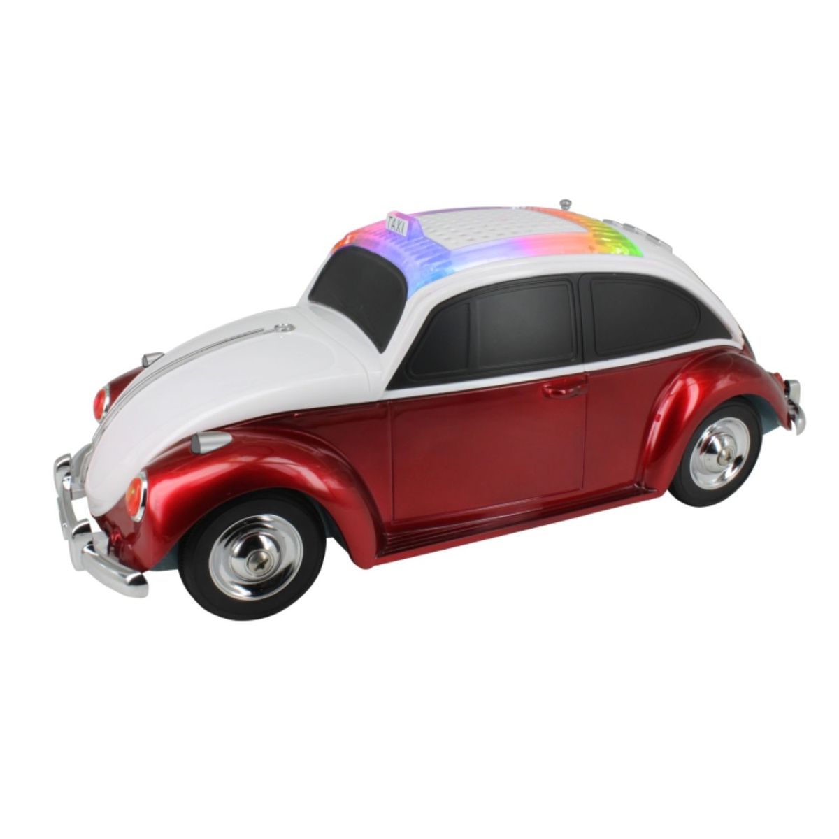AUDIO PRO - Parlante Auto Escarabajo BT 10W con Luces y TWS Rojo - PS