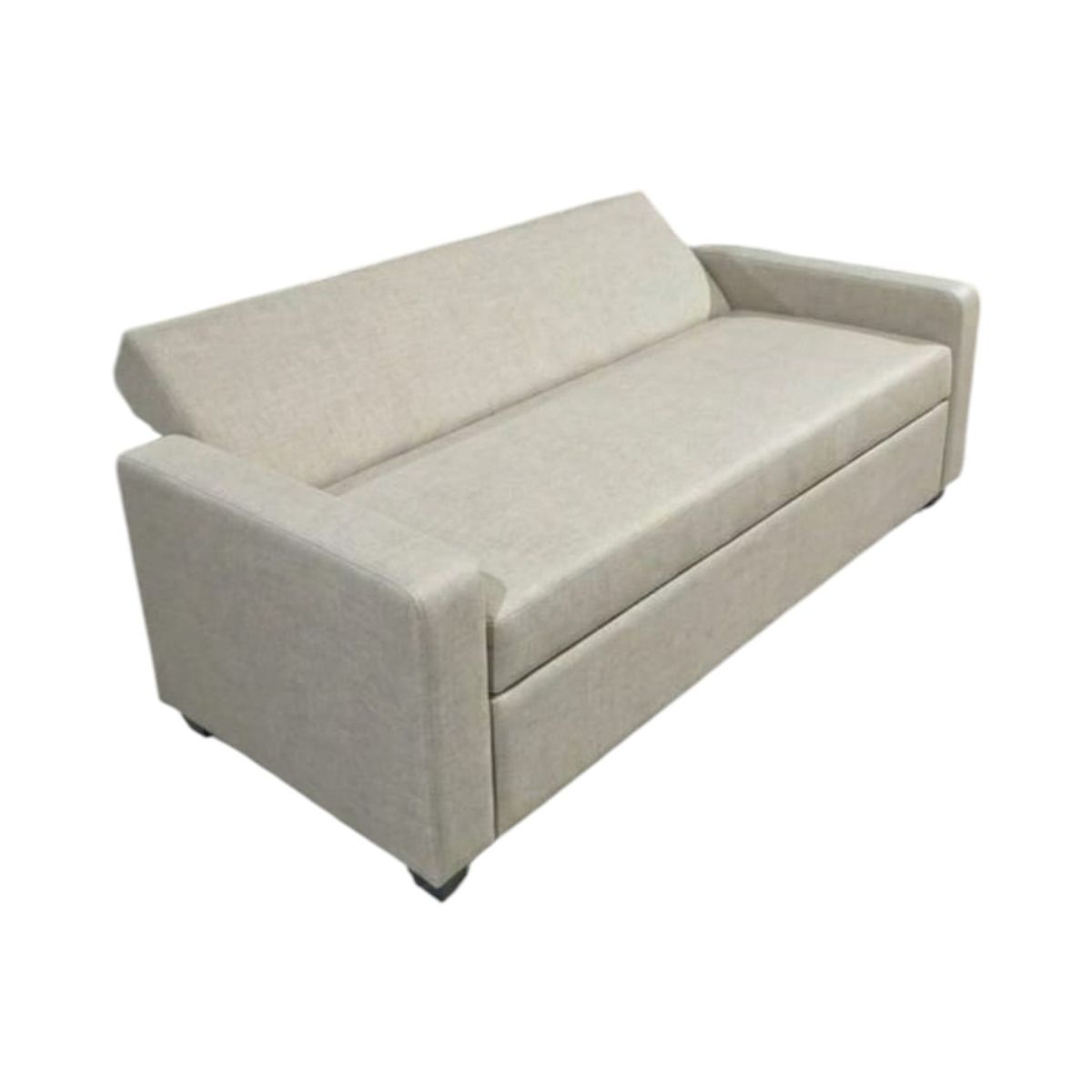 DISEÑOS VALESTRINI - SOFA CAMA MILANO TRES POSICIONES LINO BEIGE