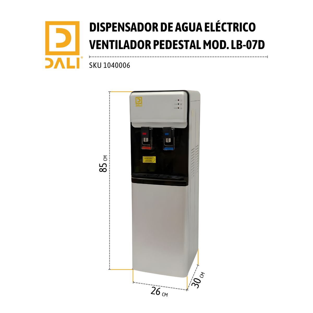 DALI - Dispensador de Agua FríoCaliente con Ventilador