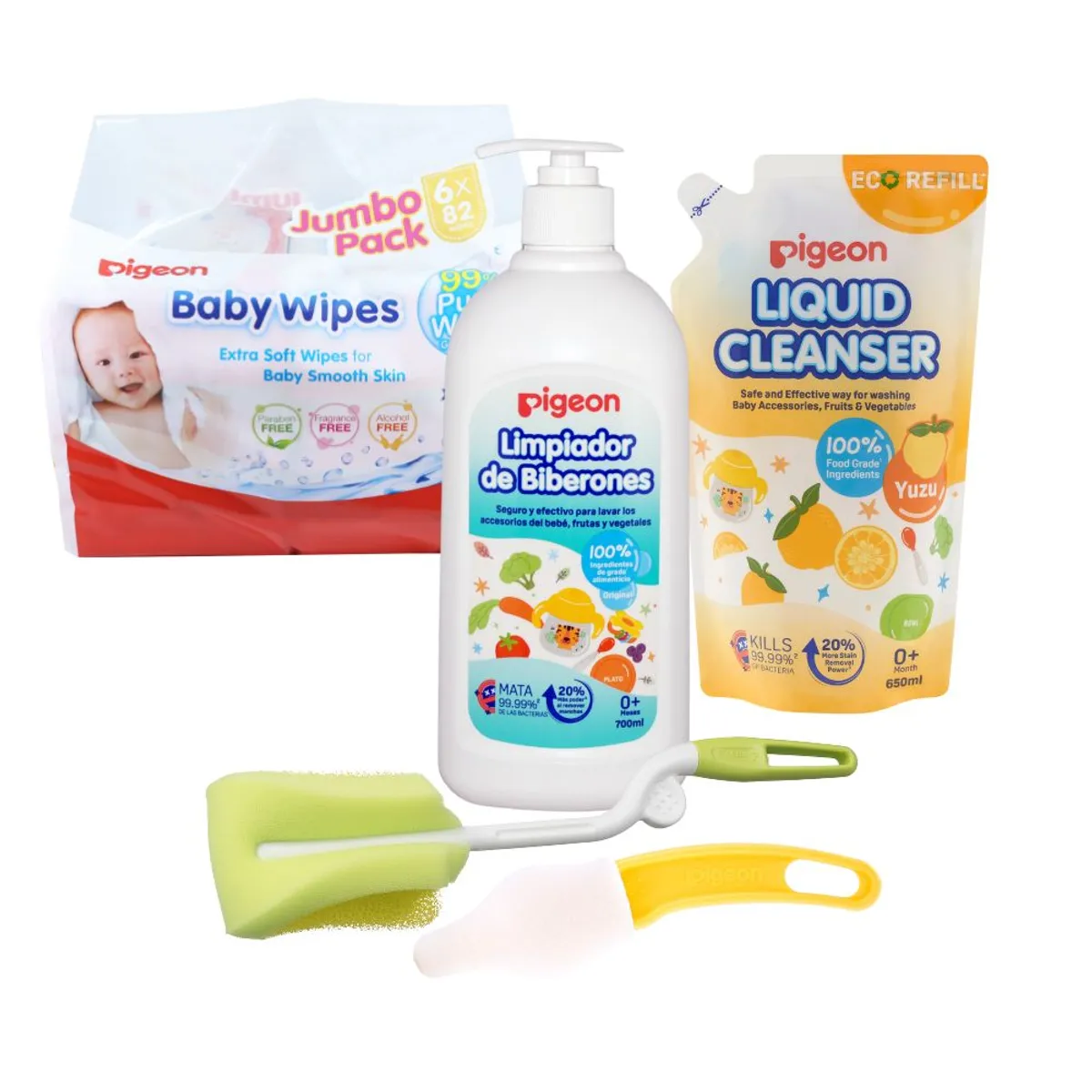 PIGEON - Pack Limpieza y Cuidado Pigeon Softouch