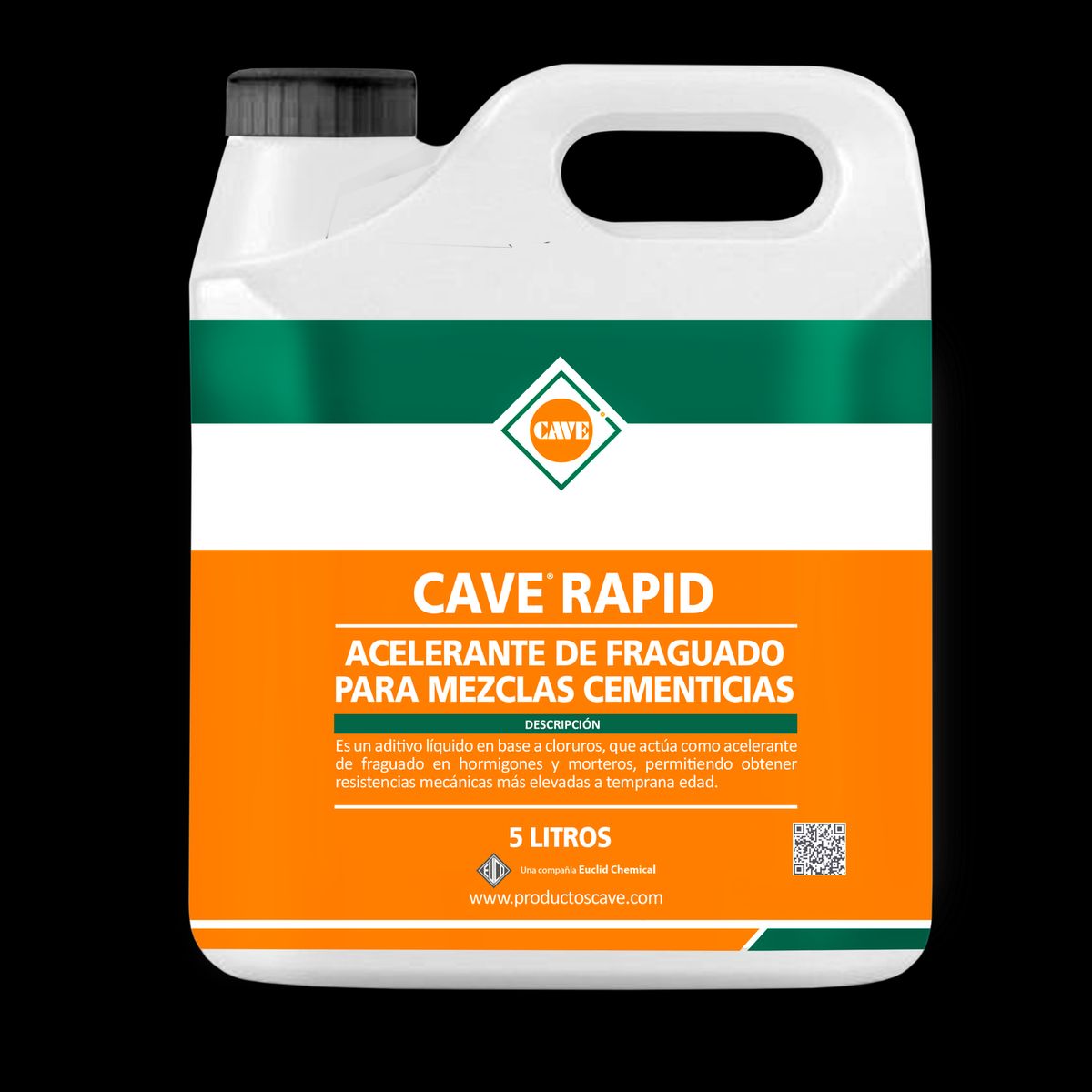 CAVE - CAVE RAPID - Acelerante de fraguado para mezclas cementicias 5Lt
