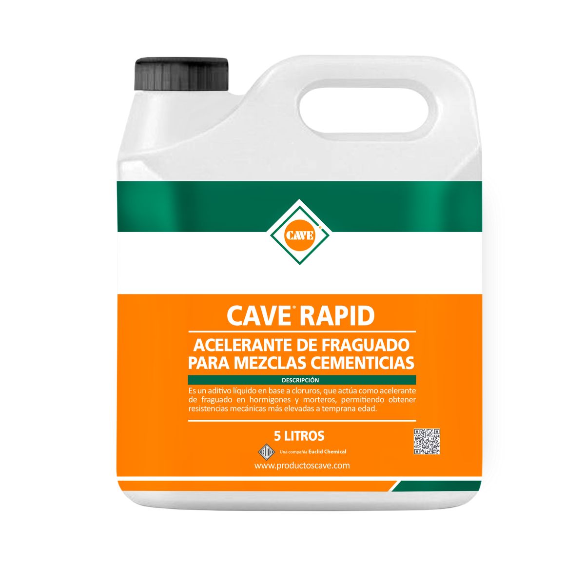 CAVE - CAVE RAPID - Acelerante de fraguado para mezclas cementicias 5Lt