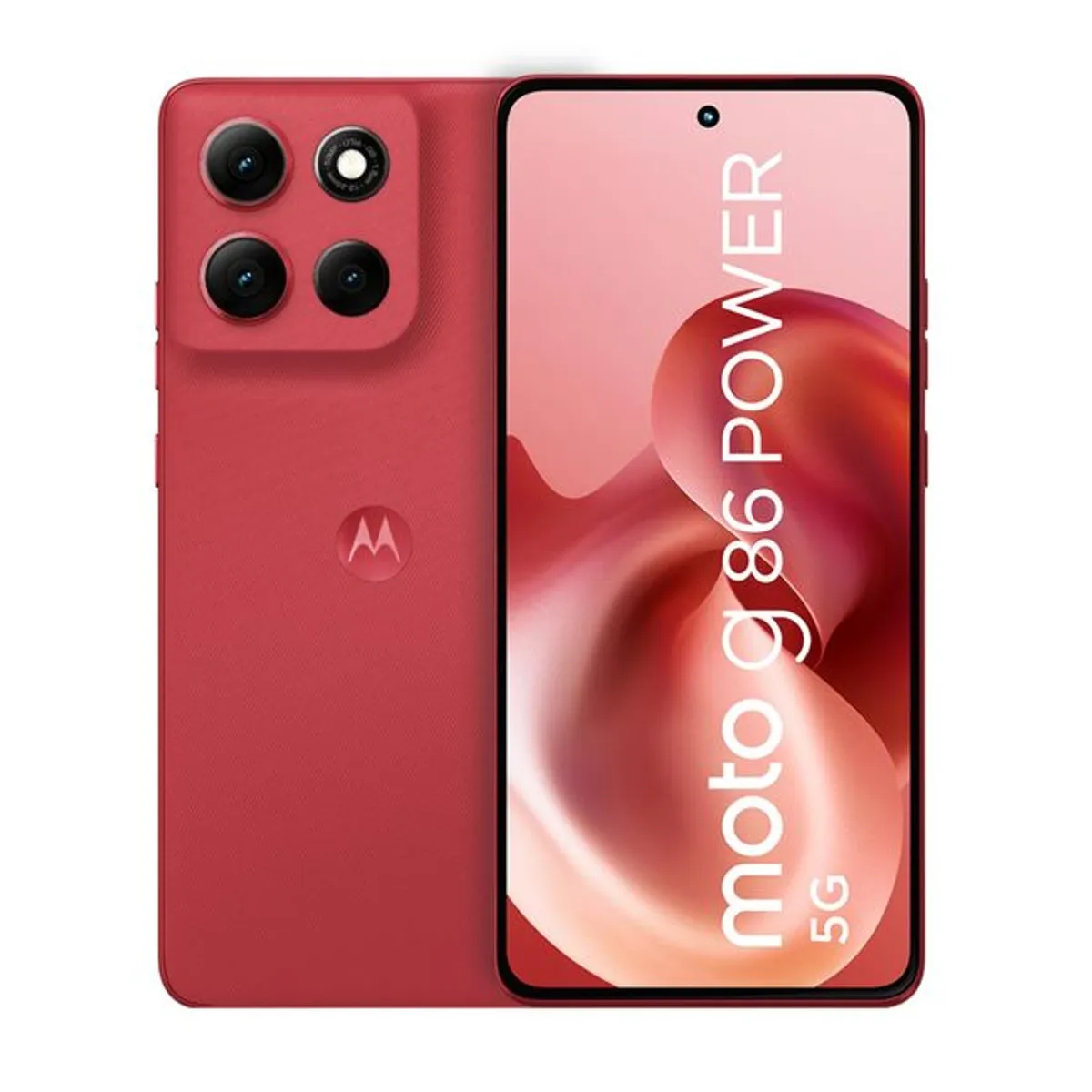 MOTOROLA - Motorola Moto G86 Power 5G 256GB 8GB RAM Cereza Pantalla 68″ 120Hz Cámara 50MP Batería 6000mAh Liberado