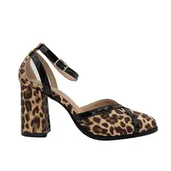 DINASTELLA - Zapato para mujer atado al tobillo, Cafe Danicolle