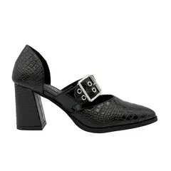 DINASTELLA - Zapato para mujer puntiagudo Negro Danicolle