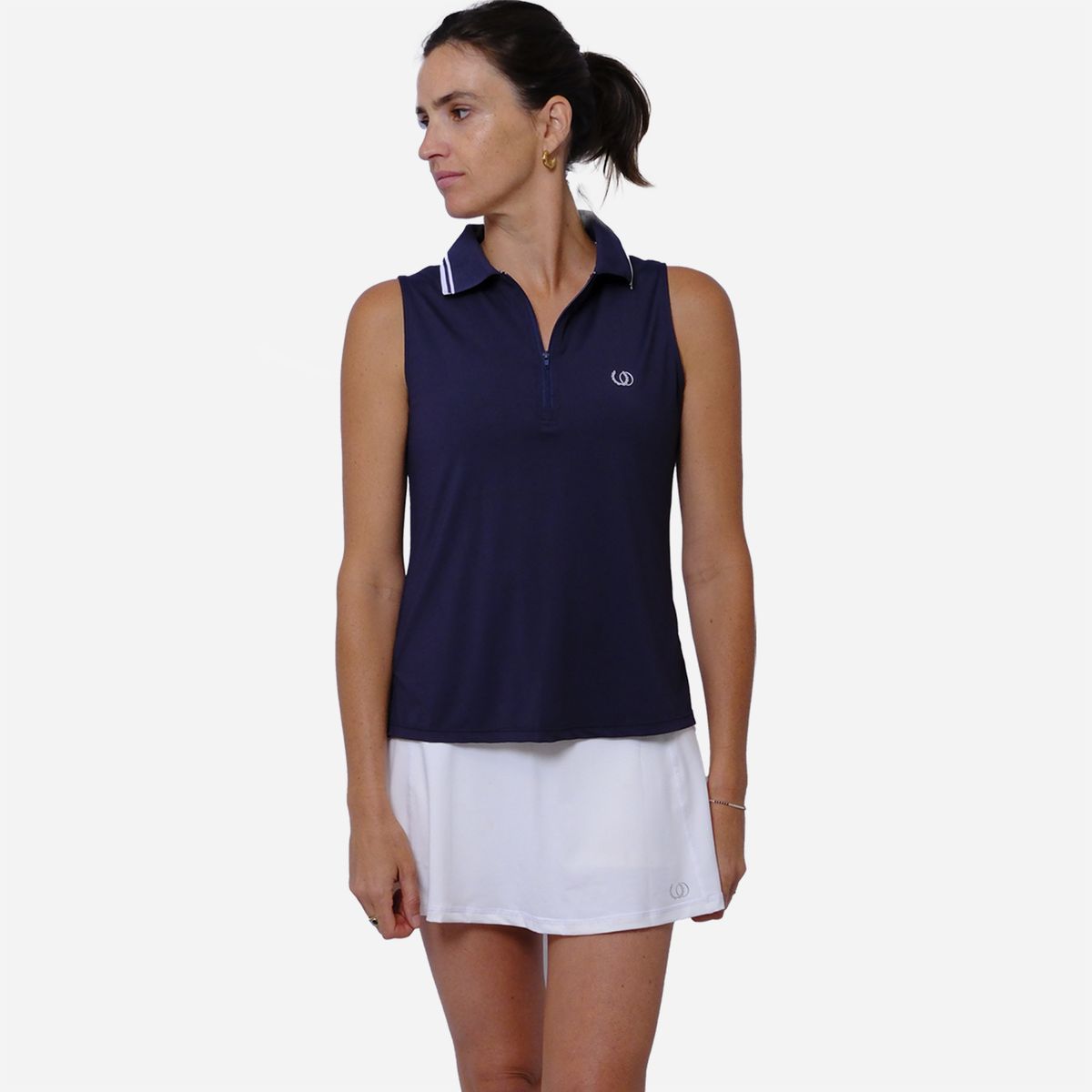 OPHIRA - Polera deportiva Mujer con cuello