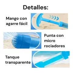 GENERICO - Pistola Lanza Agua Rociador Efecto Cascada Artificiales