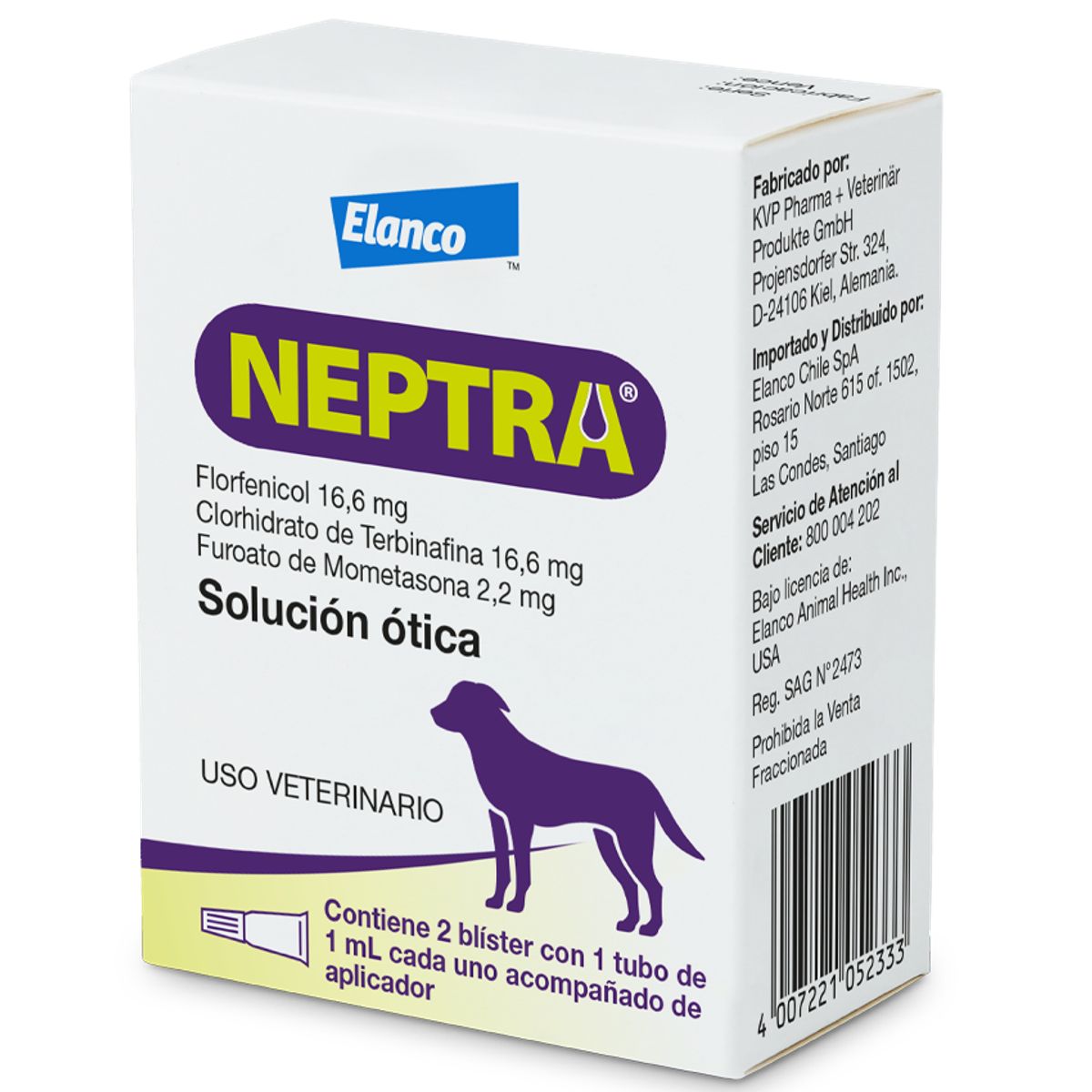 ELANCO - Neptra Solución Ótica 2 mL