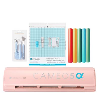 Silhouette Nuevo Kit Inicio Cameo 5 Alpha Pink