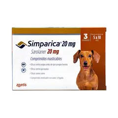 ZOETIS - Antiparasitario Perro 90 dias 5 a 10 Kilos 3 comprimidos