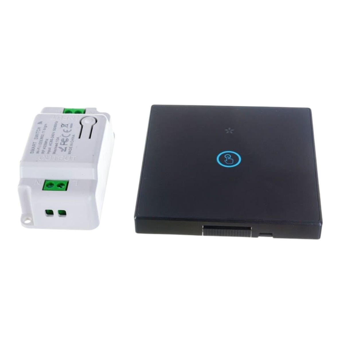 2 Interruptores Inalámbrico 433mhz 1 Botón + 2 Receptores, marca GENERICO - Foto 2