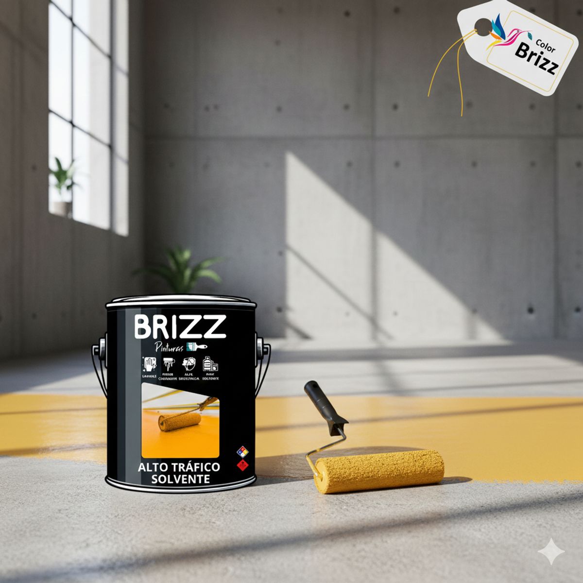 BAUM - ALTO TRAFICO  SOLVENTE GRIS GRIS 8525 BRIZZ
