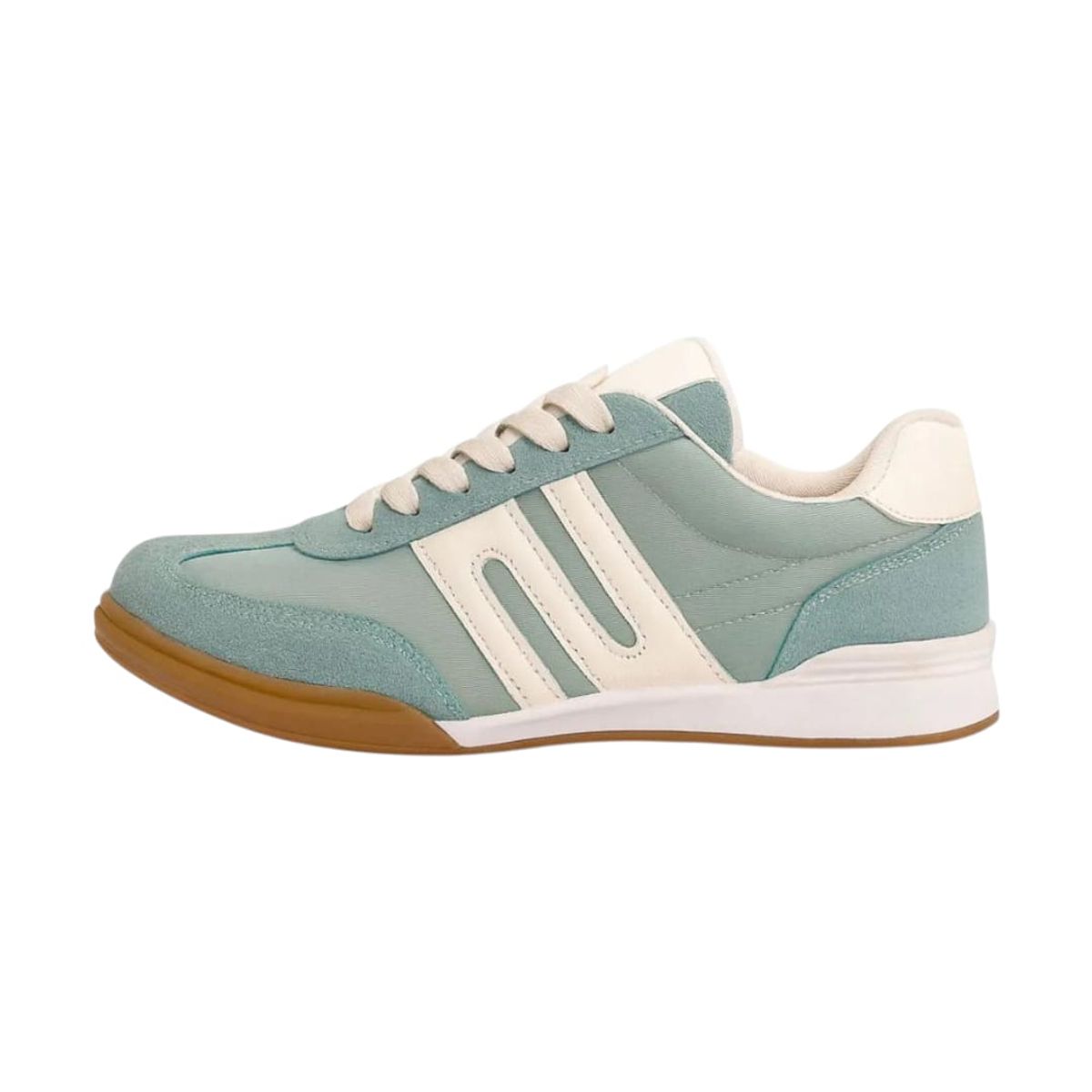 HERIEL - Zapatilla Verde Baja Mujer