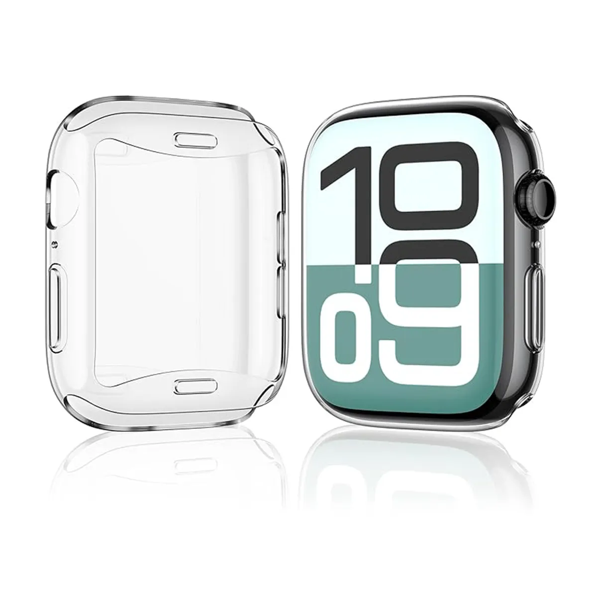 CELLBOX - Protector Carcasa Transparente Para Apple Watch de 46 mm - Serie 10 / 11