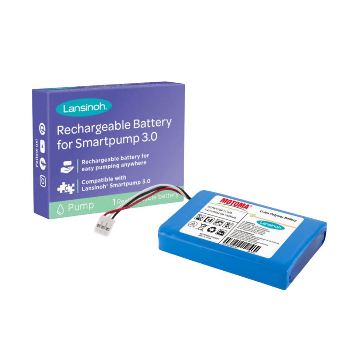 LANSINOH - EXTRACTOR ELÉCTRICO DOBLE LANSINOH SMARTPUMP 3.0