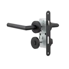 YALE - Cerradura Embutida Niza Black B40 Baño