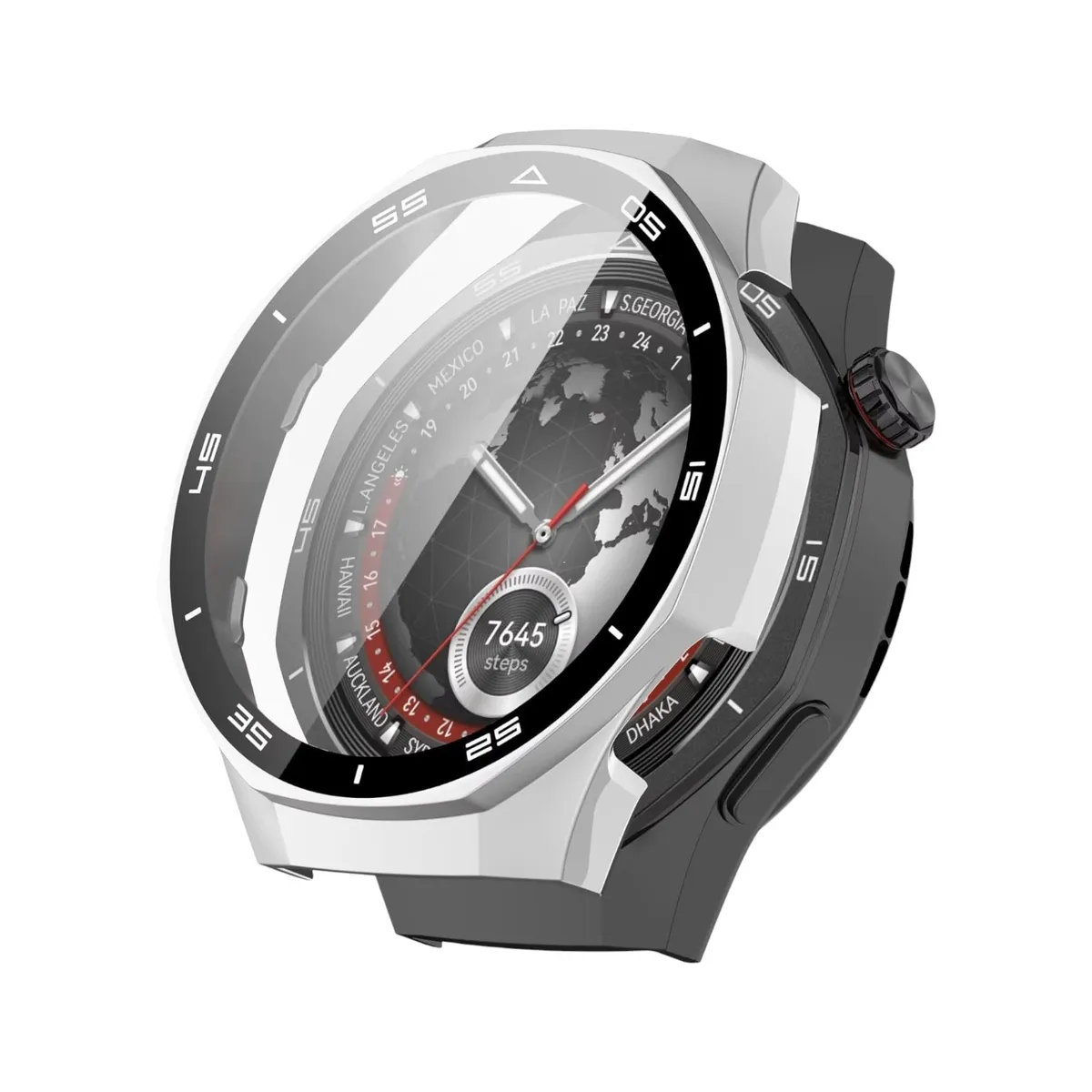 GENERICO - Carcasa De Protección Para Huawei Watch Gt6 Pro 46mm Plateado