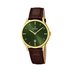 FESTINA - Reloj F16747/5 Verde Hombre Correa Clasico