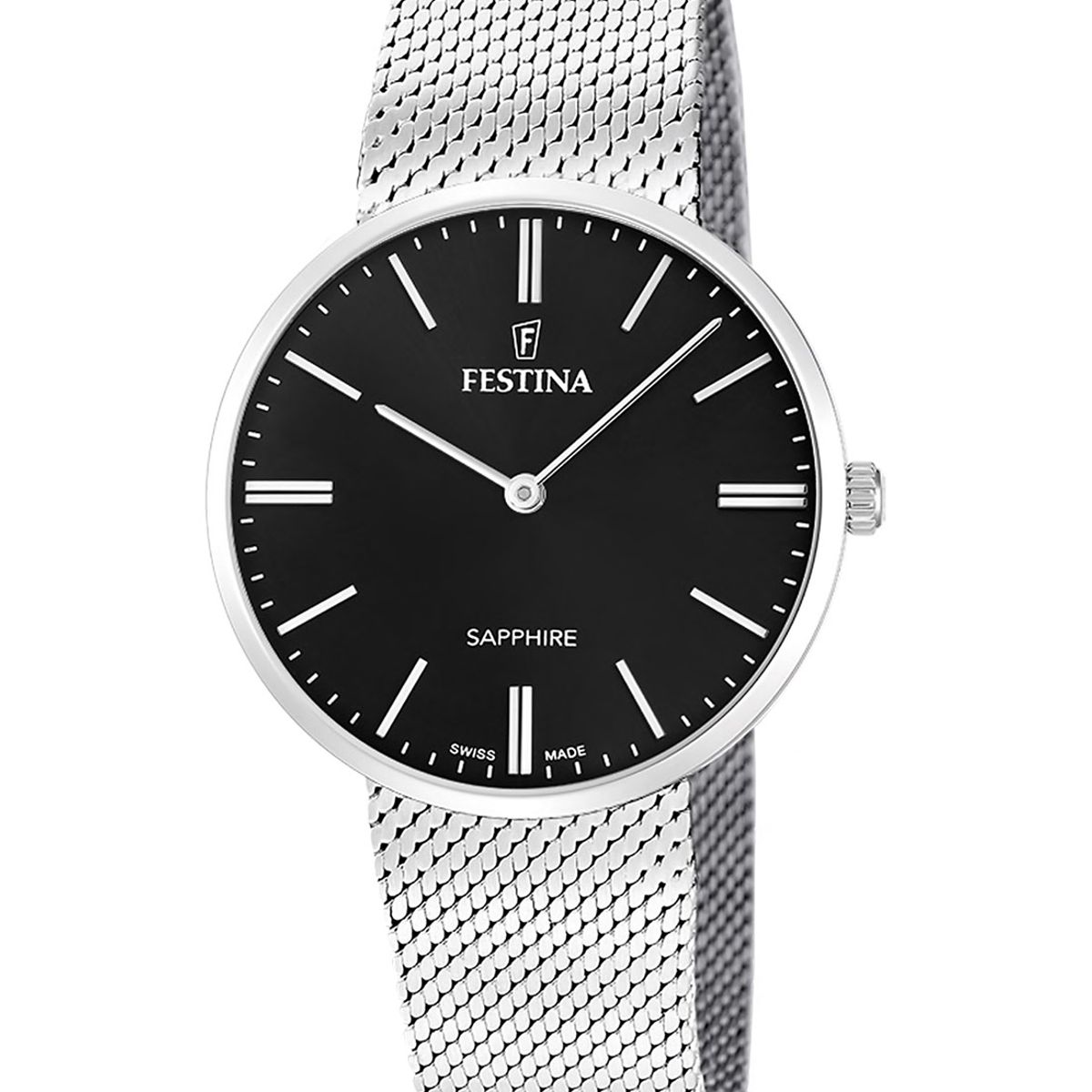 FESTINA SWISS - Reloj F20074/4 Festina Swiss Negro Hombre Grace