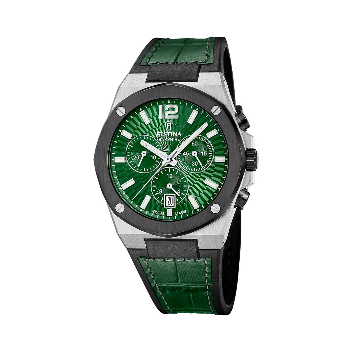 FESTINA SWISS - Reloj F22003/3 Festina Swiss Verde Hombre Valley