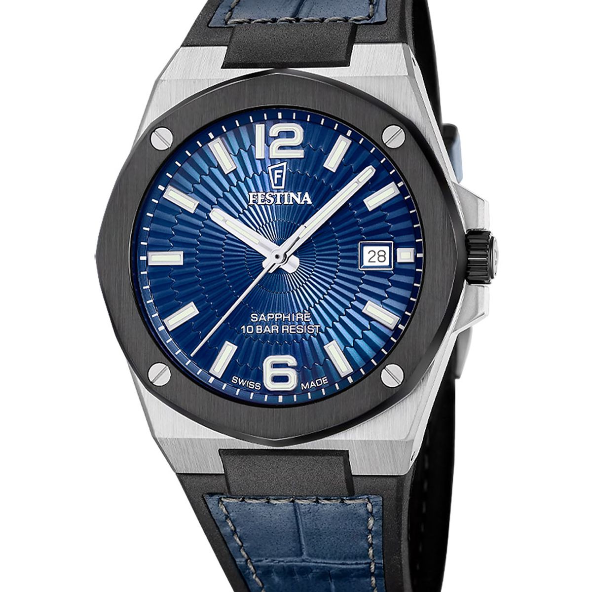 FESTINA SWISS - Reloj F22001/2 Festina Swiss Azul Hombre Valley