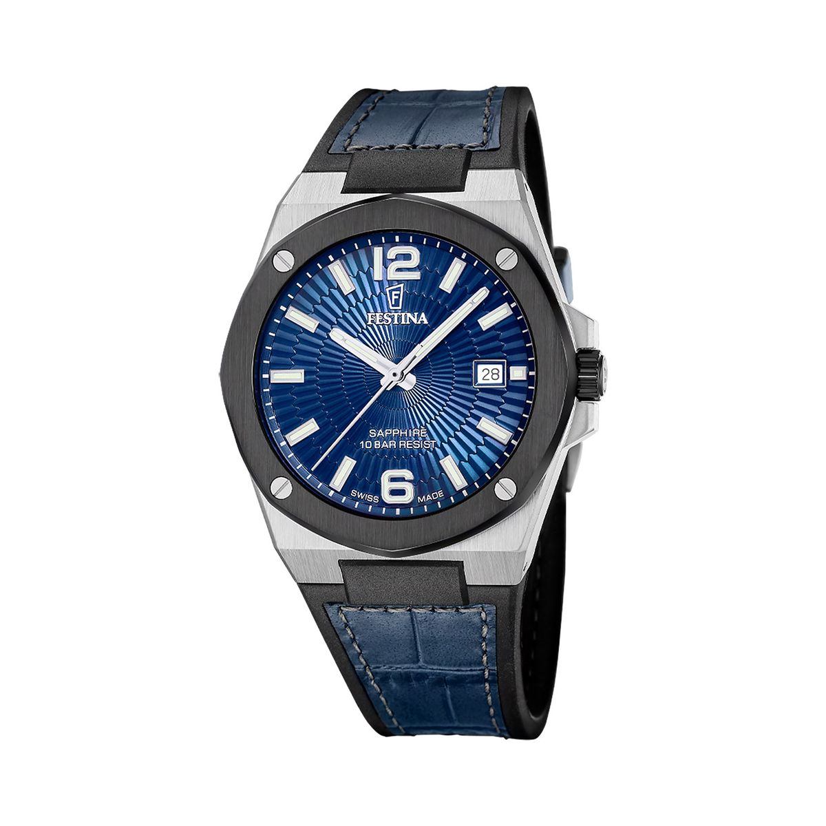FESTINA SWISS - Reloj F22001/2 Festina Swiss Azul Hombre Valley