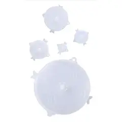 GENERICO - Tapas De Siliconas Elasticas Ajustables Reutilizables