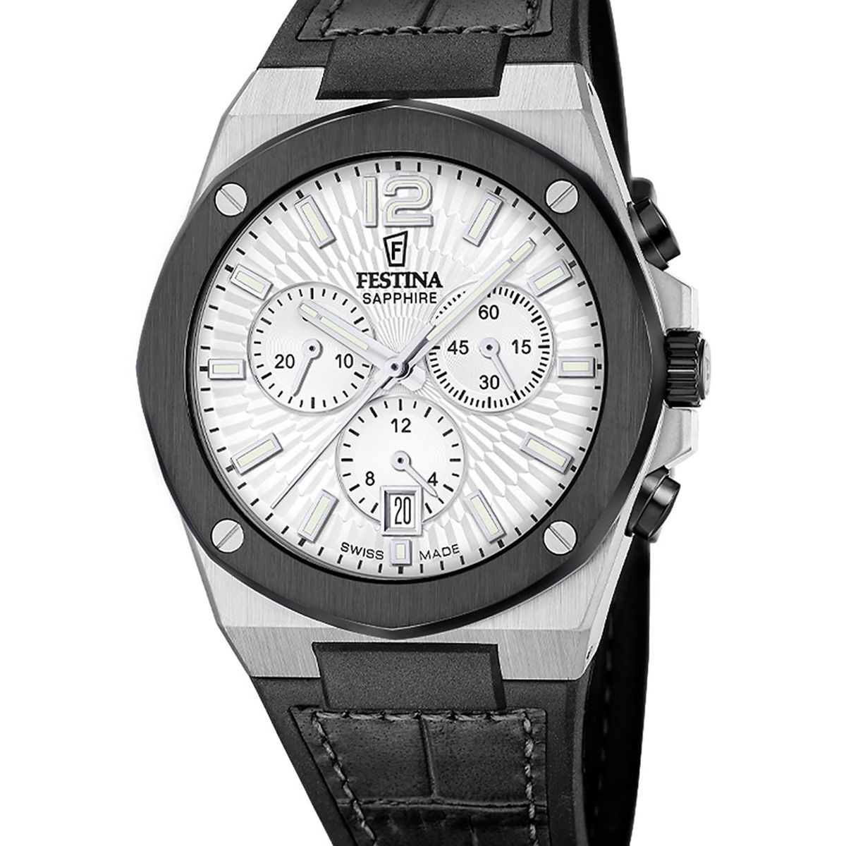 FESTINA SWISS - Reloj F22003/1 Festina Swiss Plateado Hombre Valley