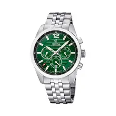 FESTINA - Reloj F20742/5 Verde Hombre Timeless Chronograph